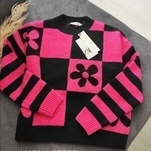 ZARA Jacquard Knit Sweater 5755/008